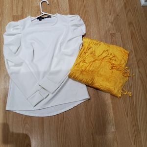 Women ouff sleeves top